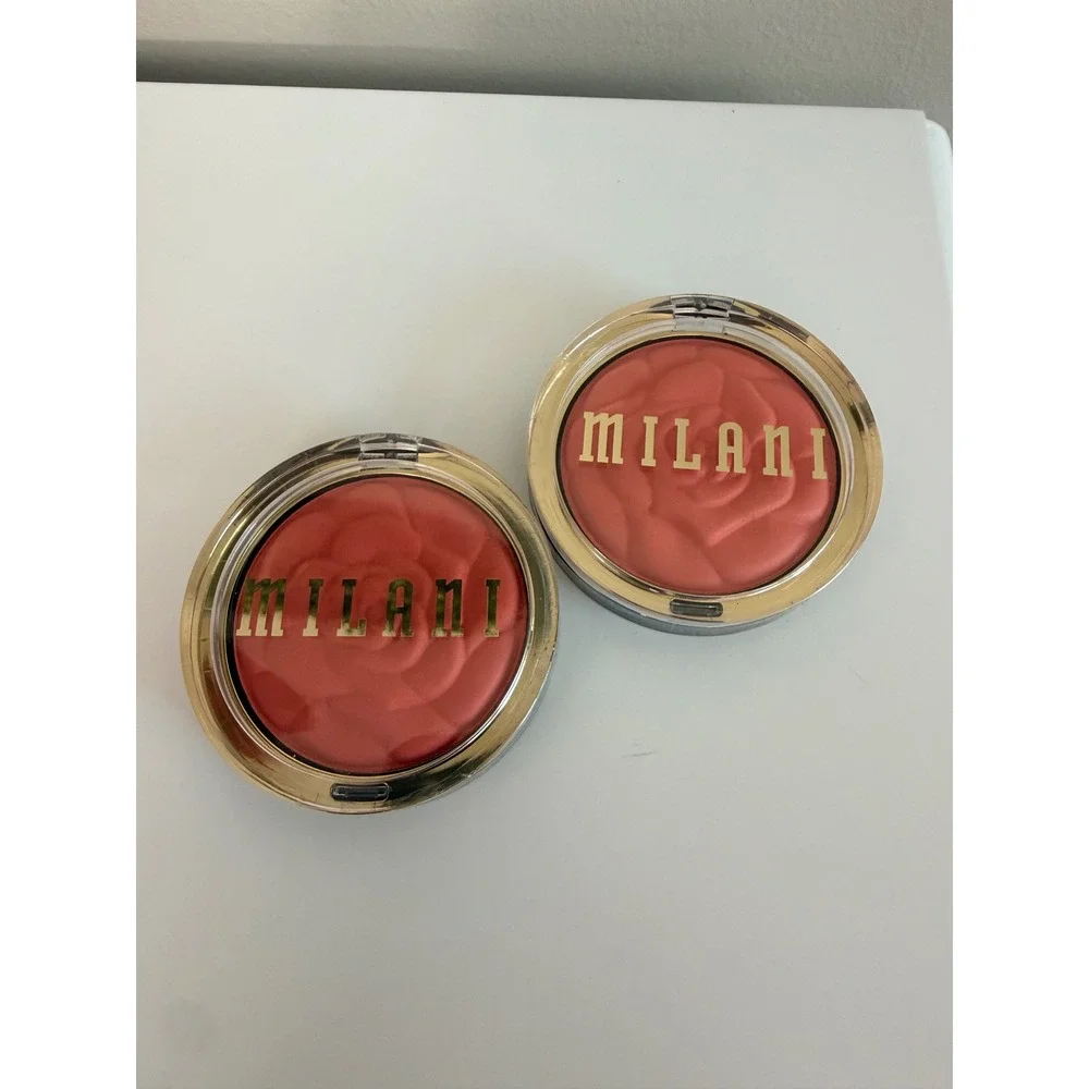 Milani Rose Powder Blush Womens 0.60oz 13 Wild Rose Matte Lot of 2 NEW NWT